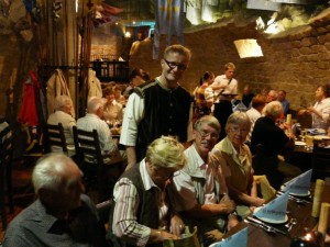 Abendessen im Pulverturm